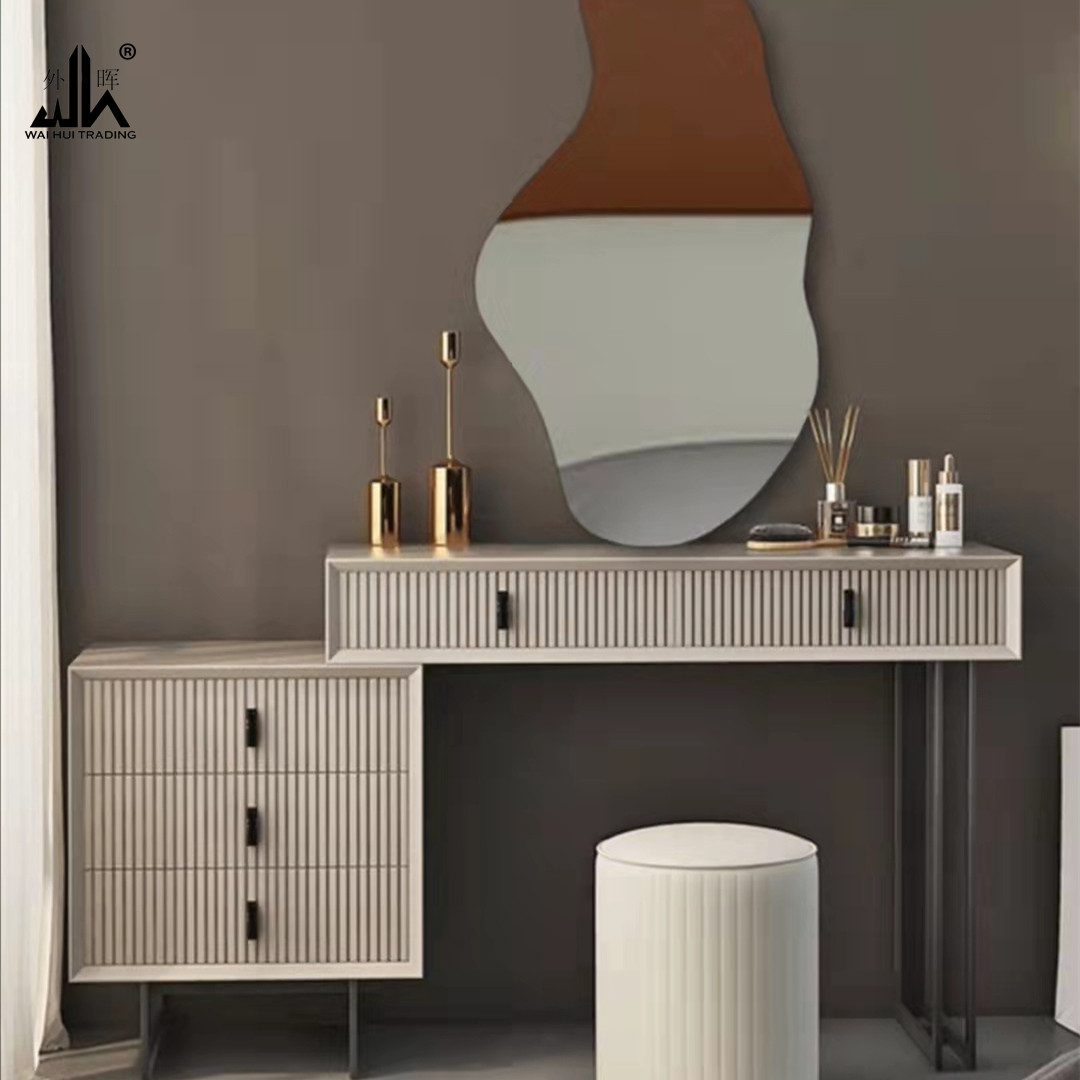 European dressing mirror, whole body mirror, simple and irregular