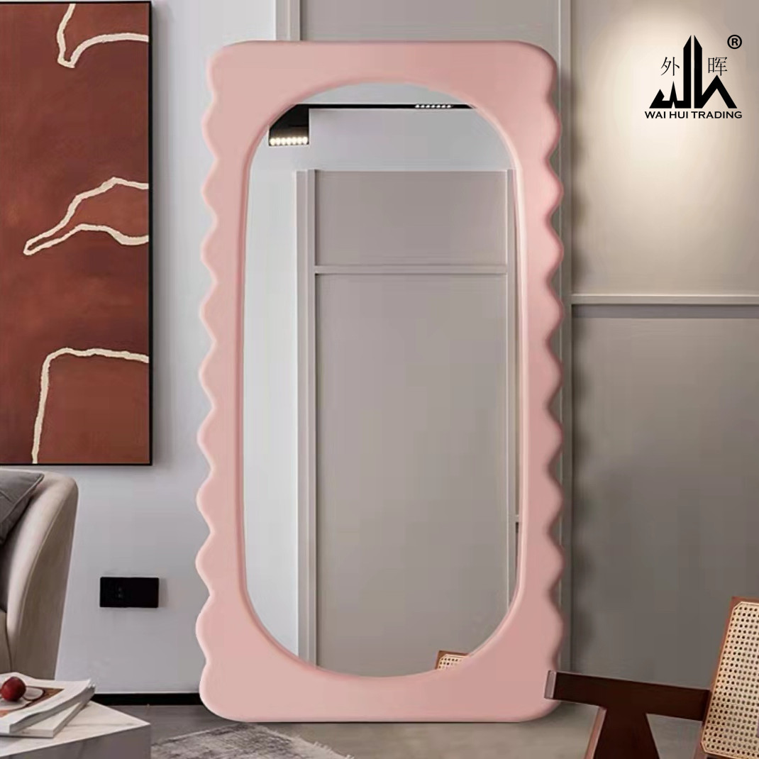 French European style maiden heart floor mirror