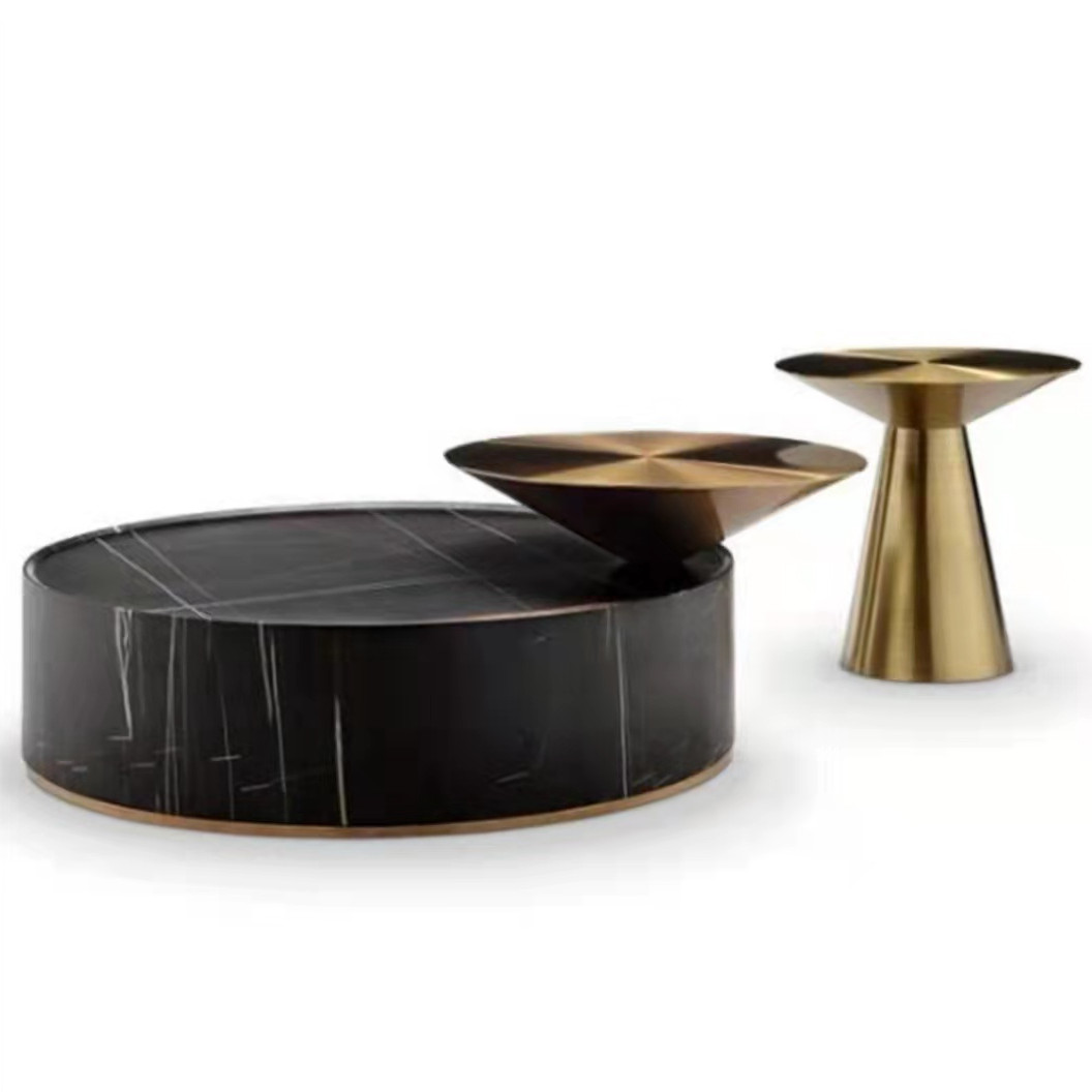 Italian light luxury combination coffee table set