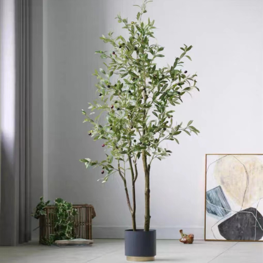 Simulated olive tree