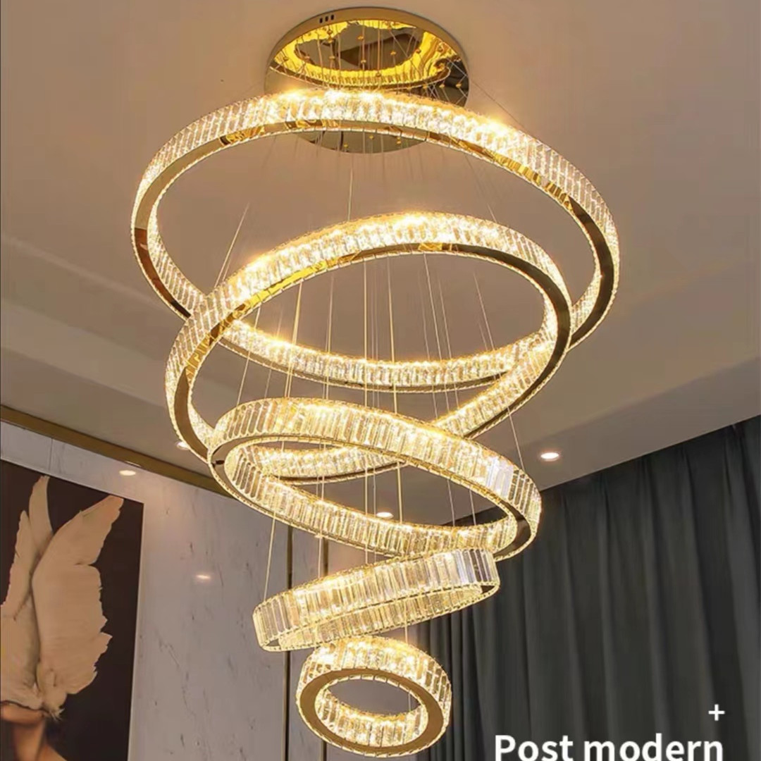 Modern light luxury crystal chandelier