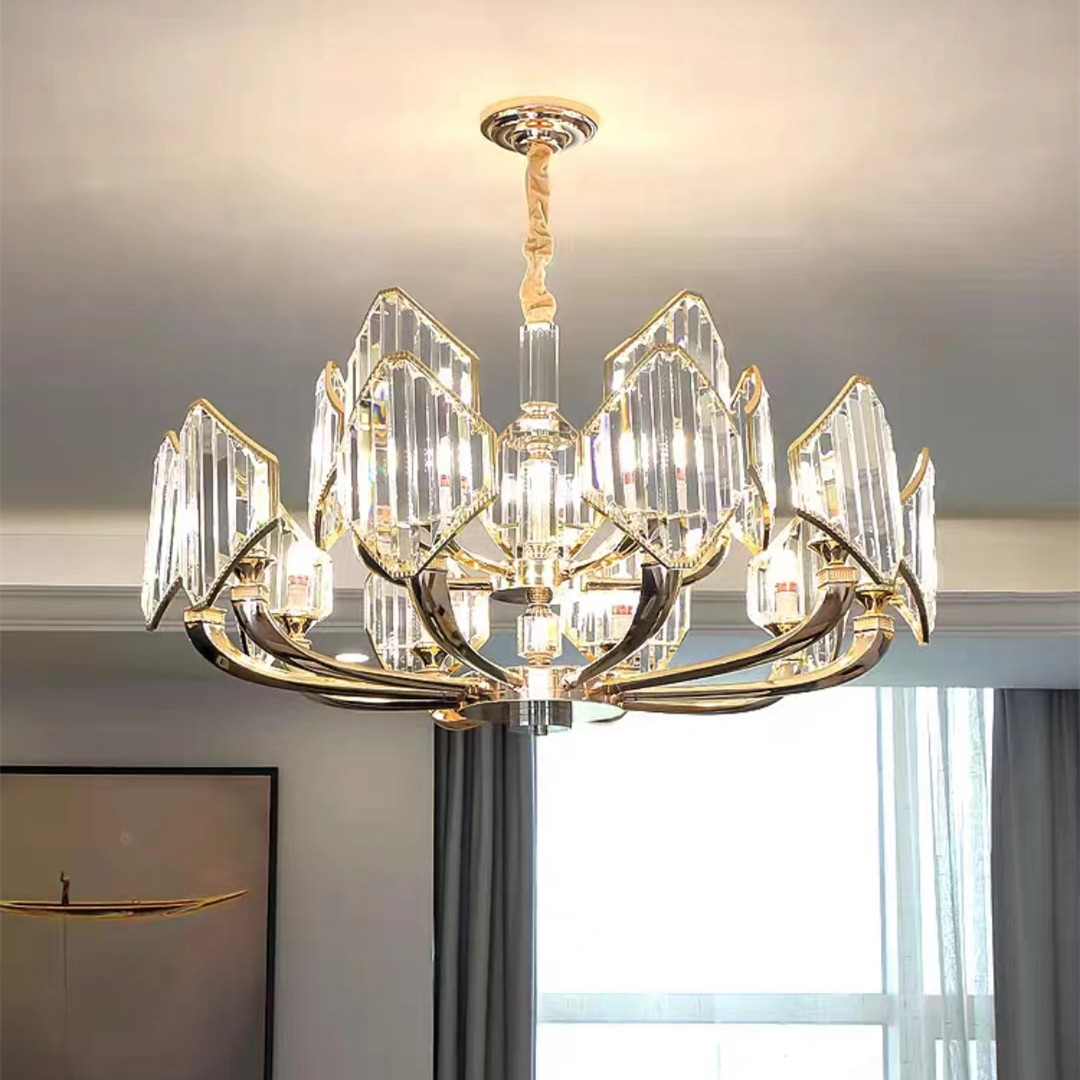 Postmodern Crystal Chandelier