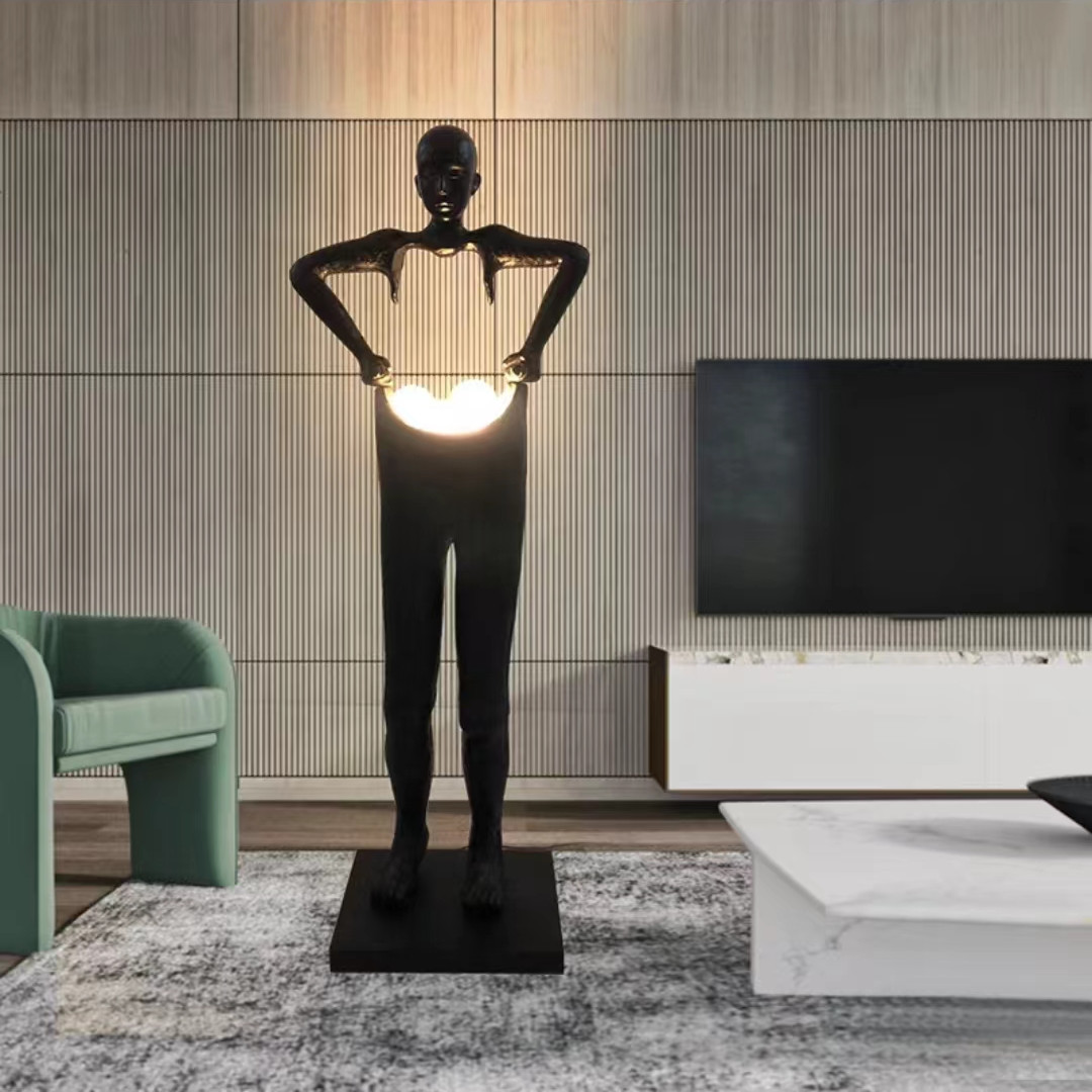 Nordic art sculpture floor lamp