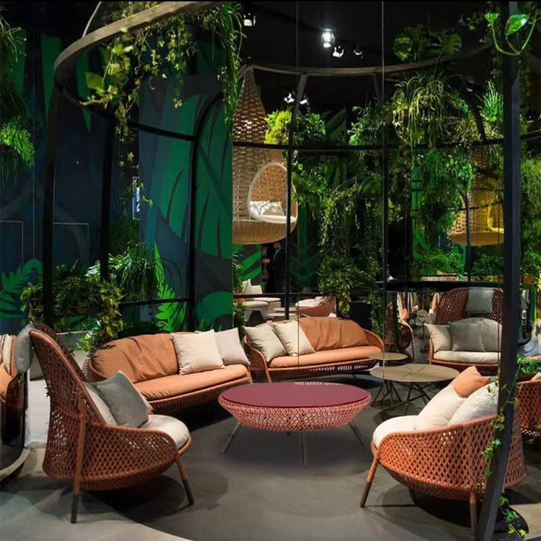 European simple outdoor leisure sofa