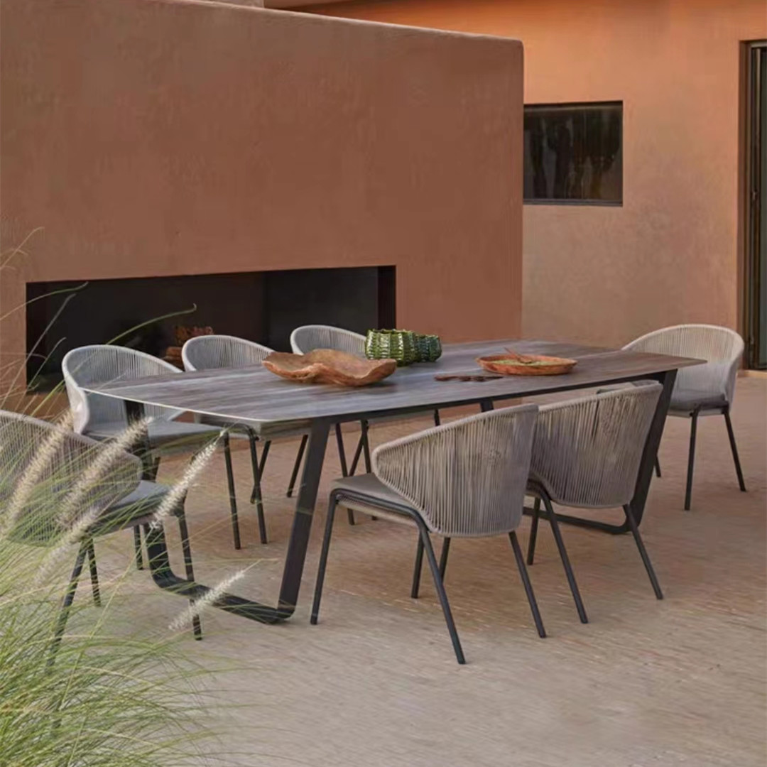 Nordic outdoor leisure dining chair