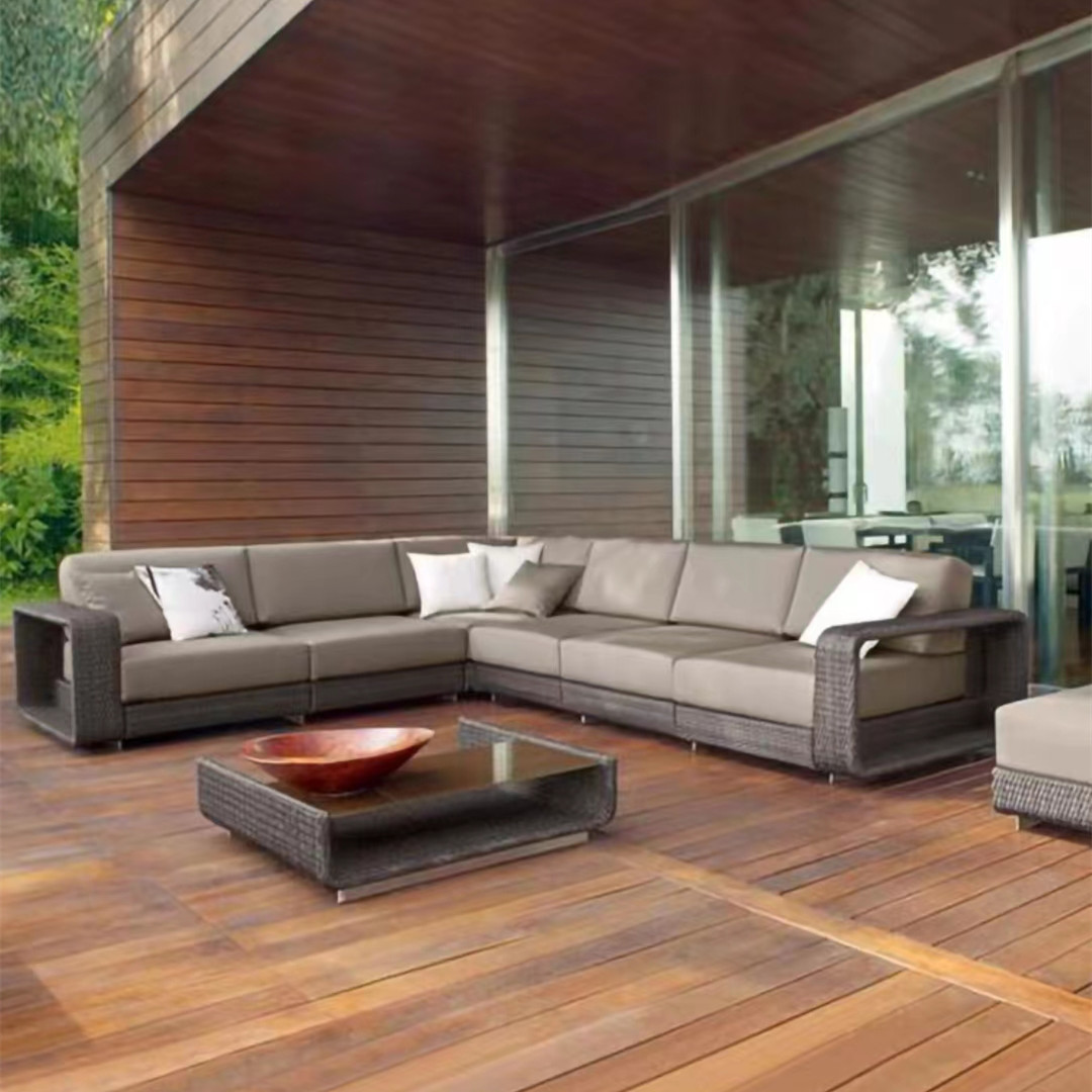 Outdoor balcony leisure cane chair