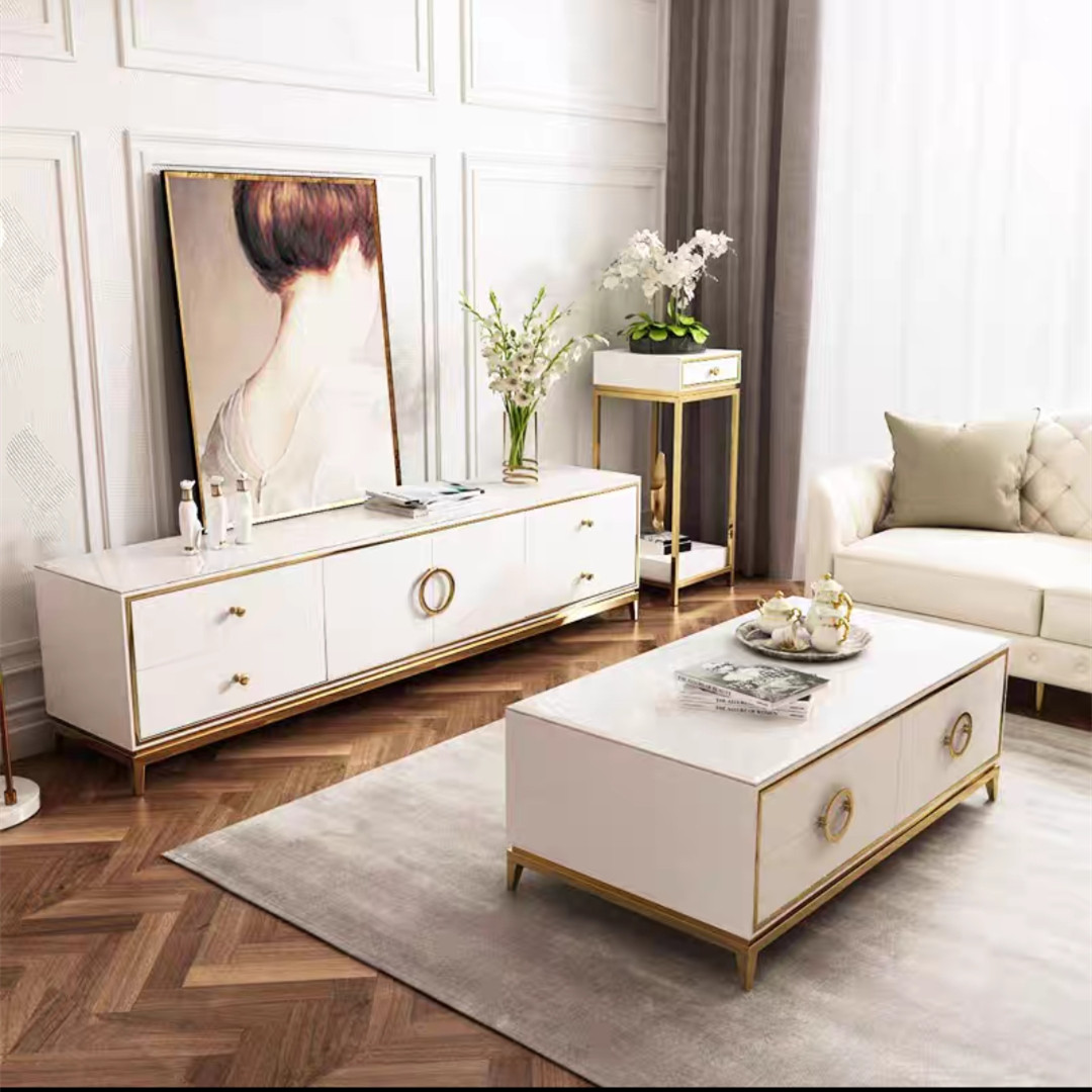 Postmodern luxury TV cabinet