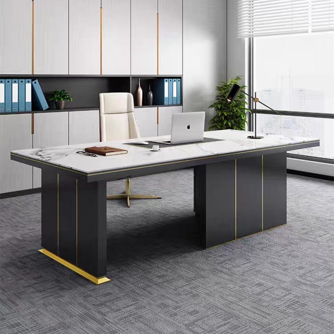 Simple modern slate desk