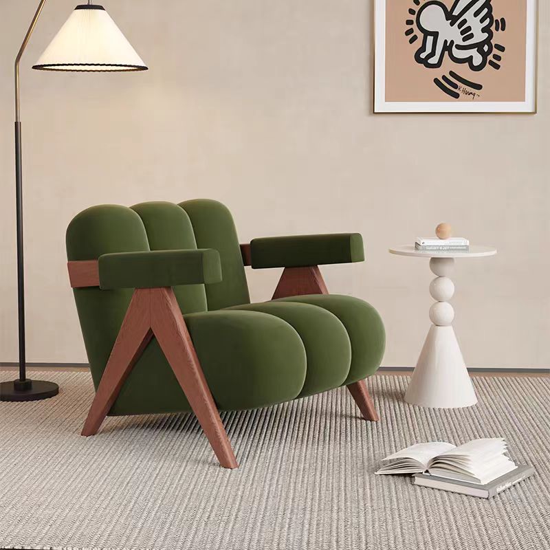 Solid wood leisure chair