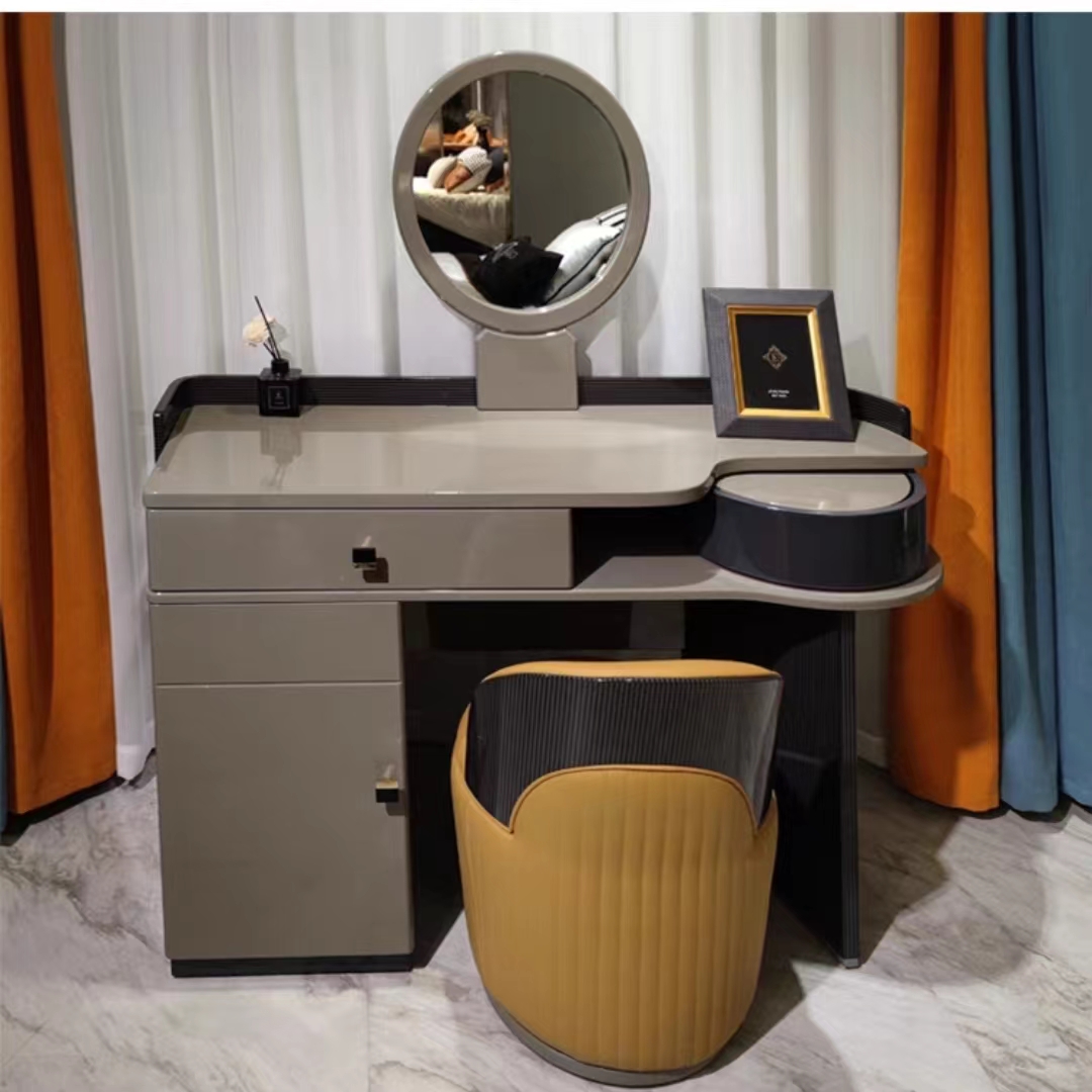 Italian light luxury postmodern dressing table