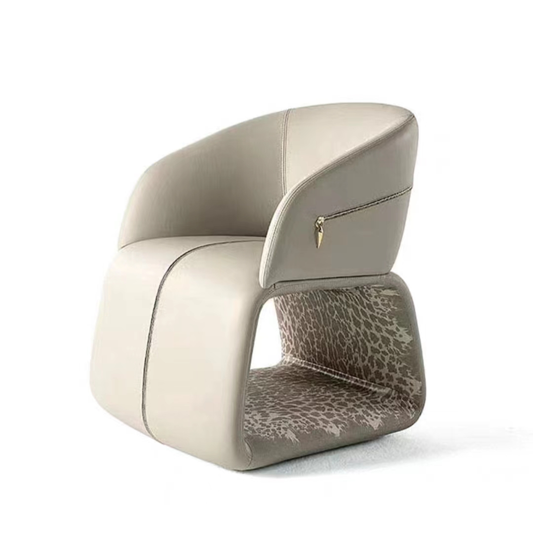 Italian Luxury Creative Leather Casual Chair